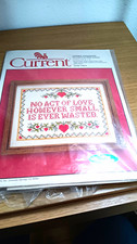 Vintage 1983 CURRENT Counted Cross Stitch Kit New Unopened Loving Thoughts picture