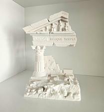 Ancient Temple Ruins Decor | Marble PLA Greek Roman Ruins | 3D Printed picture