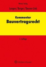 Werner Langen Andreas Berger Barbara Kommentar zum Bauv (Paperback) (UK IMPORT) picture