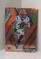 🔥2025 Panini Mosaic - Chase Brown #220 Honeycomb Prizm Case Hit Bengals  picture