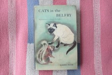Vintage 1958 Cats In The Belfry HC/DJ Doreen Tovey~ Siamese Cats Illustrated picture