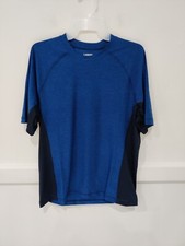 NWT Lands' End Men's Crew Neck Short Sleeve Rash Guard UPF 50 L $60 FLF119 picture