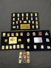 Huge Group Lot Of Vintage Coca-Cola Pins- Olympic & Kentucky Derby picture