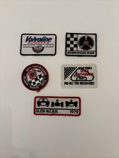 5 Vintage Automotive Racing Patches SCCA - Pocono, Mohawk-Hudson, Atlanta  picture