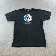 vtg volcom shirt mens L black hawaii y2k picture