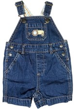 Kid’s Gymboree Sz 3-6 Months Tractor Themed Prairie Ranch Overalls Snaps On Legs picture