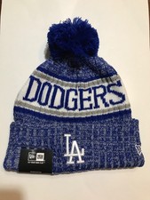 MLB LOS ANGELES DODGERS  2025 NEW ERA SIDELINE ON FIELD SPORT KNIT Beanie POM PO picture