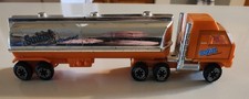 Tonka Sunkist Semi Truck and Trailer Tanker Mini Orange Vintage Nice Condition picture