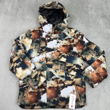 Obermeyer Waterproof Gage Snowboard Ski Jacket Teen Boys Medium 10-12 Coat Cloud picture