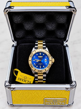 Invicta Pro Diver 29949 Men's Blue Dial Two Tone Watch NEW w/ Hard Case picture