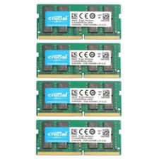 Crucial 128GB (4X32GB) DDR4 3200MHz PC4-25600 SODIMM Memory Ram CT32G4SFD832A picture