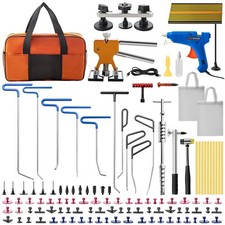 Uimoso 89pc Paintless Dent Removal Rods Stainless Steel Tool Dent Repair Puller picture