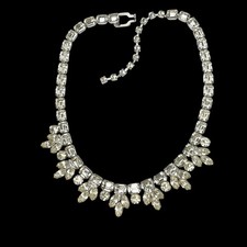 Signed Vintage Eisenberg Choker Necklace Retro Glam Classic Statement Elegant picture