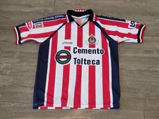 Vintage 90s Chivas Guadalajara 1999/2000 Jersey Cemento Tolteca Size XL Rare picture