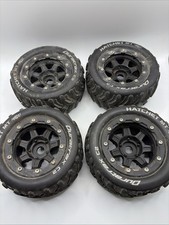 DURATRAX HATCHET MT BELTED 2.8/17MM/.5-OFFSET TIRE/WHEEL (4) picture