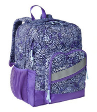NEW⭐ L.L. LL Bean Deluxe Book Bag IV Back Pack White Paint Stamp Large Backpack picture