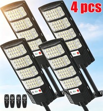 4 PACK 12000LM Solar Street Lights Outdoor with Motion Sensor, Remote Control picture