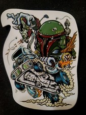 HOT ROD STICKER “BOBA FETT STAR WARS