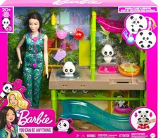 New BARBIE Panda Care and Rescue Doll & Playset You Can Be Anything Mattel HKT77 picture