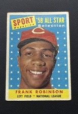1958 Topps - Sport Magazine '58 All Star Selection Frank Robinson #484 921 picture