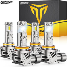 FAHREN 9005+9006 Combo LED Headlight 360W 820000LM High/Low Beam 6500K Bulbs Kit picture