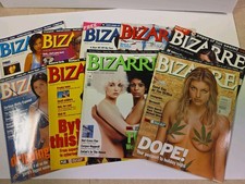 Bizarre Magazine Lot Of 9 Issues 1999 Feb May June July Aug Sept Oct Now Dec picture