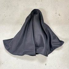 PB-C-BLK: 1/12 scale black wired cape for 6