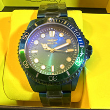 Invicta Pro Diver Men's 44mm Blue Quartz Diver Watch 100m Rotating Bezel picture