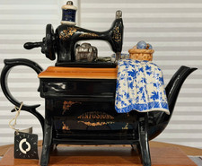 Vintage Paul Cardew Infusion LARGE Sewing Machine Teapot 1993 Signed & Numbered picture