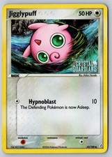 Jigglypuff 53/100 Crystal Guardians Pokemon STAMPED Heavily Played picture