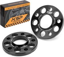 KSP 2PC 15mm 5X112mm 66.56mm Hubcentric Wheel Spacers for A4 S4 A5 S5 A6 S6 Benz picture