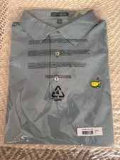 Peter Millar Masters Green Striped Men’s Golf Polo - XL picture
