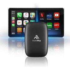 AutoSky AI Box Flex Wireless CarPlay & Android Auto, Disney+, Prime Video picture