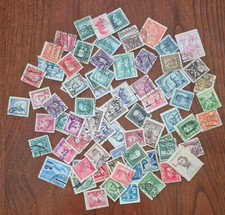 Czechoslovakia lot of 70+ different used stamps, early-mid 1900's;  picture