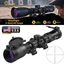 3-9x40 AO Rifle Scope Dual Illuminated BDC Reticle w/ Upgraded Lens & 21mm Mount picture