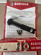 1963 REDFIELD JR-IER 03 Scope Mount Base 600012 SPRINGFIELD 1903 Box Screws NOS picture