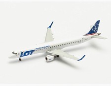 Polish Lot Embraer E-195 Herpa Wings 1:500 Diecast Scale Model Airplane picture