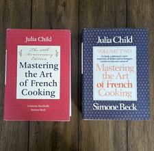 Mastering the Art of French Cooking Volumes 1 and 2 Julia Child - EUC Paperback picture
