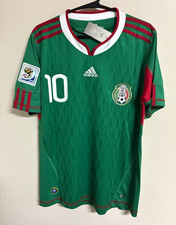 Mexico C. Blanco #10 World Cup 2010  Vintage Soccer Jersey Retro Green Men’s L picture