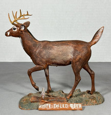 1961 Aurora Plastics White Tailed Deer Figurine Vintage Wildlife Built Model Kit picture