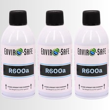 R600a Refrigerant - 6oz Upright Self Sealing Style Top. (3 Cans) picture