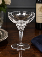 JAN EISENLOEFFEL Antique 1928 Cut Glass Crystal Champagne Coupe Dutch Art Deco picture