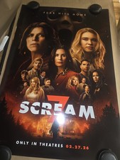 Scream 7 - original DS FINAL movie poster  27x40 Authentic  - MINT  picture
