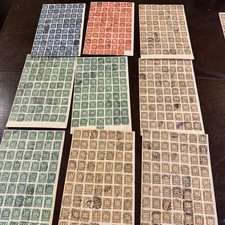 GERMAN USED STAMP COLLECTION 1920-1923 DEUTSCHES REICH EAGLE CANCELS picture