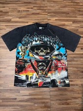 NEW Mens Godspeed Skeleton Racer Champion print Cotton Short sleeved T-shirt picture