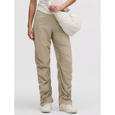 LULULEMON Dance Studio Slim-Fit High-Rise Flared Pant Sheer Oak Women's XS picture