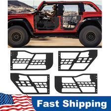 Off-Road Tubular Doors for 2021-2024Ford Bronco 4 Door - Set of 4 Tube Half Door picture