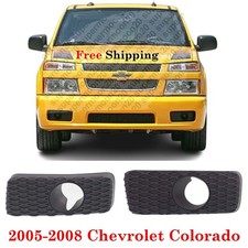 For 2005-2008 Chevrolet Colorado Fog Light Trim Left & Right Side Set of 2 picture