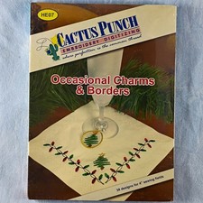 Cactus Punch Machine Embroidery Design CD - HE07 Occasional Charms And Borders picture
