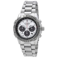 Citizen Promaster Navihawk Chronograph Silver Dial Men's Watch CA4660-61A picture